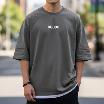 DUDDO Urban Streetwear T-Shirt – Graphite Grey